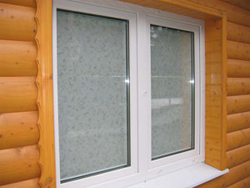 пластиковые окна +в деревянном доме